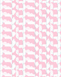 Pastel Pink Geometric Abstract Design Rug