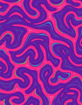 Vibrant Swirling Pink Purple Abstraction Rug