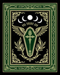 Gothic Shield With Wings Pattern Rug