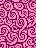 Pink Swirl Pattern Design Rug