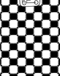 Checkerboard Pattern Graphic Rug