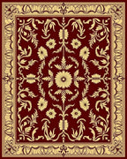 Rich Floral Motif Vintage Design Rug