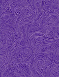 Abstract Swirl Pattern With Purple Tones Rug