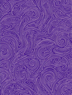 Abstract Swirl Pattern With Purple Tones Rug