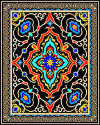 Rich Floral Intricate Medallion Design Rug