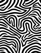 Bold Abstract Zebra Stripe Pattern Rug