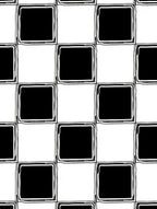 Modern Checkerboard Contrast Design Rug