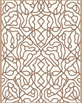 Abstract Vine Pattern Overlay Rug