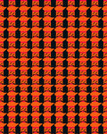 Bold GeometricHoundstoothPattern Rug