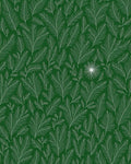 Outline Evergreen Branch Pattern Rug