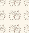 Ornate Scrollwork Patterned Design Rug