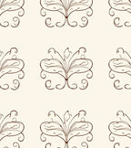Ornate Scrollwork Patterned Design Rug