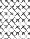 Diamond Chain With Starburst Motif Rug