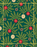 Botanical Branch With Ornaments Pattern Rug