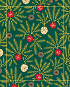 Botanical Branch With Ornaments Pattern Rug
