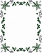 Winter Woodland Snowflake Pine Pattern Rug