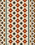 Geometric Star And Diamond Pattern Rug