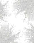 Delicate Feather-like Swirl Pattern Rug