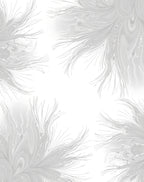 Delicate Feather-like Swirl Pattern Rug