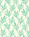 Mint Leaf Patterned Tropical Rug