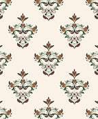 Ornate Floral Damask Classic Pattern Rug