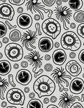 Monochromatic Organic Cell Pattern Design Rug