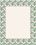 Art Nouveau Floral Pattern Rug