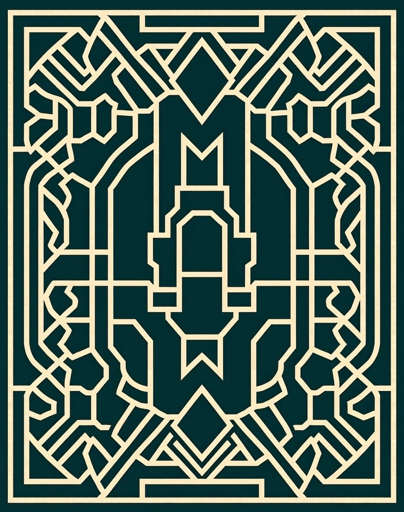 Abstract Geometric Pattern Design Rug