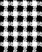 Bold Black 2 Tone Texture Rug