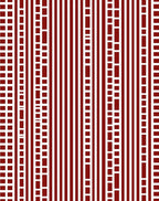 Abstract Red White Vertical Lines Pattern Rug