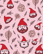 Whimsical Gnome Forest And Leaf Design Rug