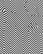 Optical Illusion Zigzag Stripe Pattern Rug