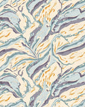 Abstract Swirling Organic Pattern Rug