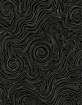 Abstract Swirling Line Art Pattern Rug