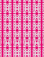 Vibrant White Abstract Geometric Repeats Rug