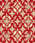 Tonal Floral Lattice Pattern Rug