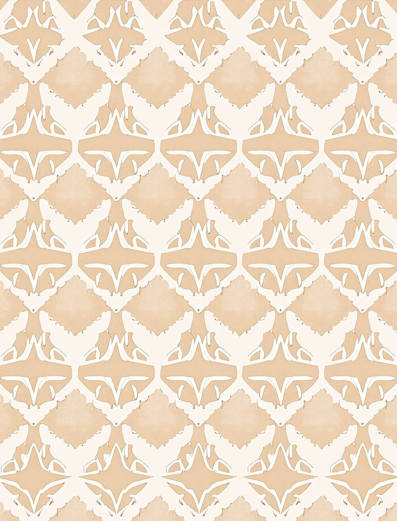 Neutral Diamond Lace Composition Rug