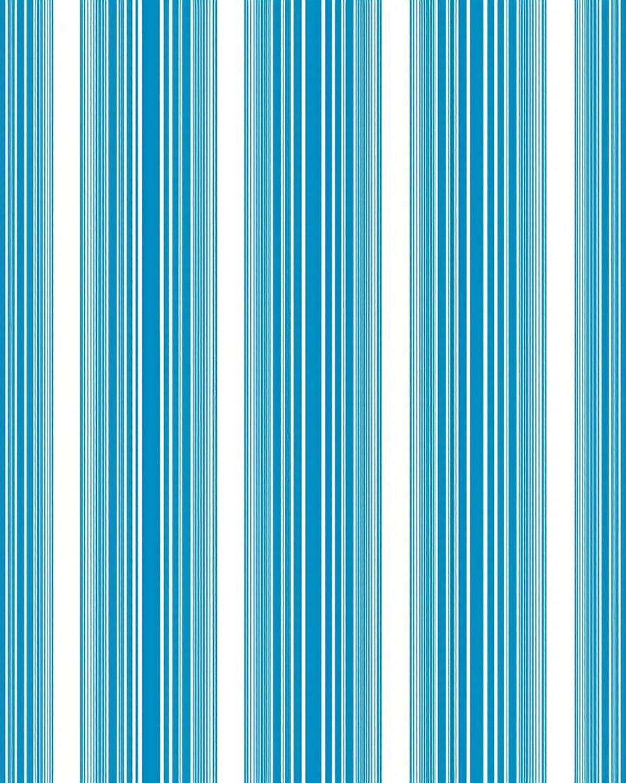 Teal Stripe Pattern Rug