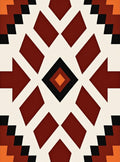 Southwestern Geometric Pattern Rug