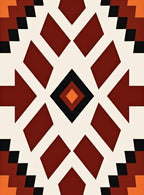 Southwestern Geometric Pattern Rug