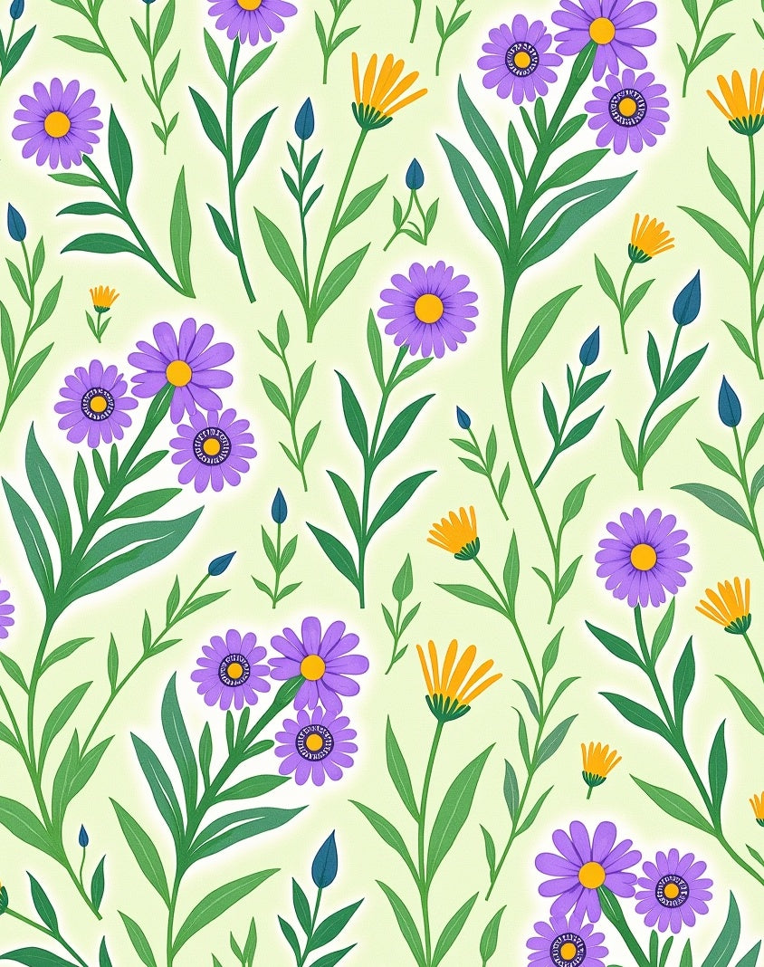 Floral Garden Pattern Rug