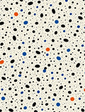 Abstract Polka Dot Speckle Pattern Rug