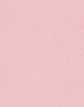 Soft Pink Wavy Lines Rug