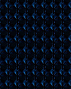 Deep Blue Glossy Diamond Pattern Rug