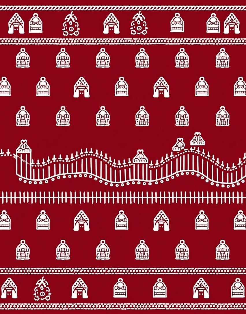 White House Folk Folk Pattern Rug
