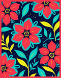 Bold Floral Design With Nature Motifs Rug