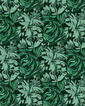 Tropical Green Floral Abstract Pattern Rug