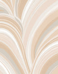 Modern Abstract Swirled Pastel Rug