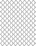 Grey Diamond Chain Link Pattern Rug