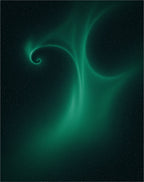 Cosmic Swirl Emerald Nebula Rug